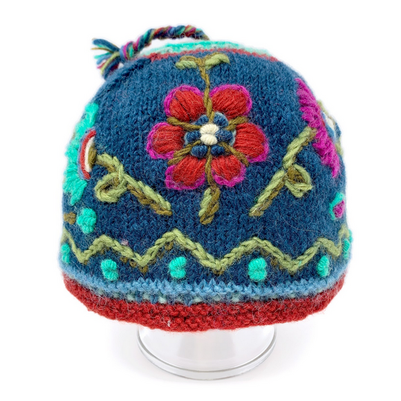 Hamro Knitted Beanie Hat, Rose