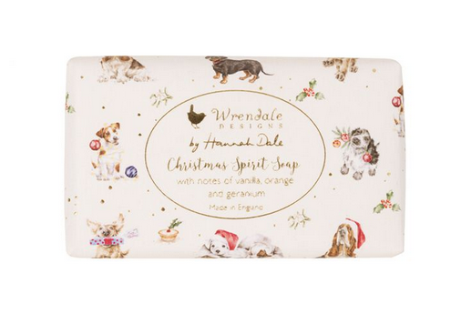 Wrendale UK Bar Soap, 'Christmas Spirit' (Dog)