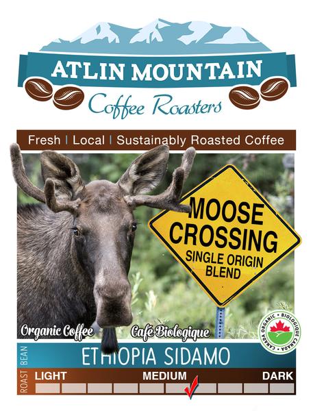 Atlin Mountain Coffee, Moose Crossing (Ground, Organic) 400g