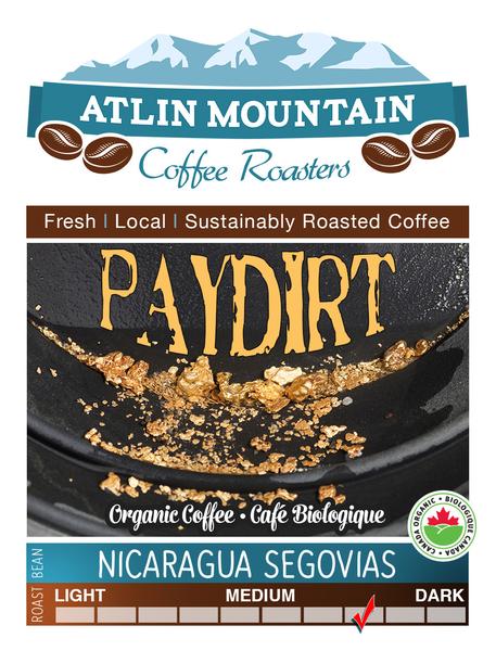 Atlin Mountain Coffee, Paydirt (Whole Bean, Organic) 400g