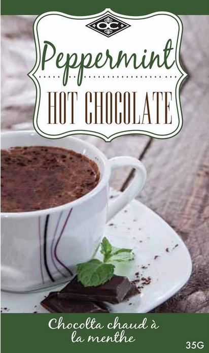 Hot Chocolate, Single Serving - Peppermint 35g