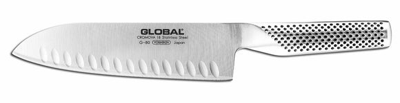 Global Santoku Knife, Fluted 7