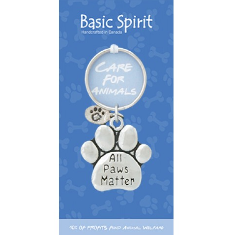 Basic Spirit 'Global Giving' Key Chain, Pawprint Animal Welfare