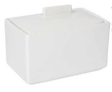 Now Designs Ceramic Butter Box, 1lb White