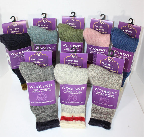 Northern Watters Wool Socks, Steel