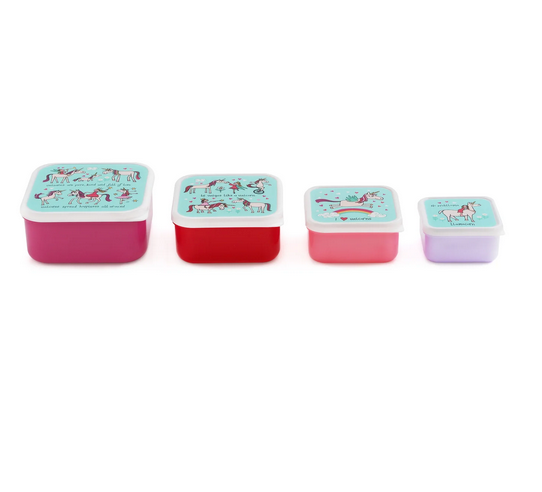 Tyrrell Katz Lunch / Snack Box Set, 4pc - Unicorn