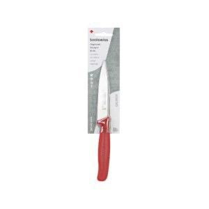Straight Blade Spear Point Knife, 4" Red