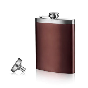 Vacu Vin Stainless Steel Hip Flask with Funnel