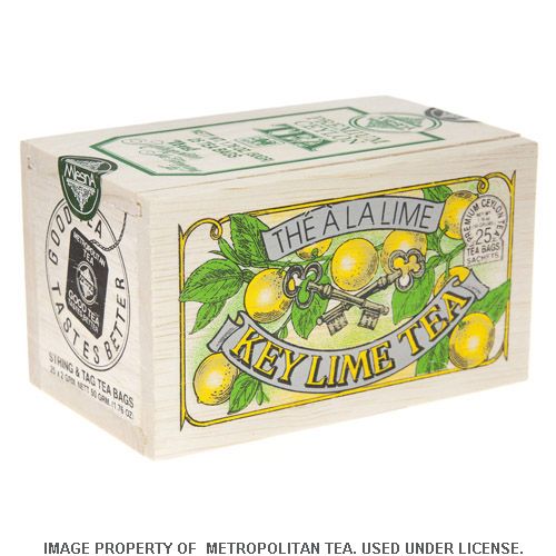 Wood Box, Key Lime Black Tea, 25 Teabags
