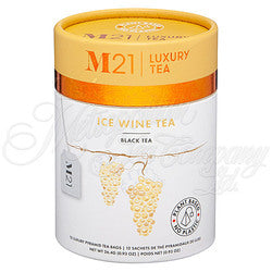 M21 Luxury Tea, Ice Wine Black Tea, 12 Pyramid Bags