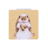 Wrendale UK Pocket Mirror, Earisistible (Rabbit)