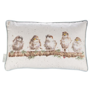 Wrendale Cushion, Chirpy Chaps 14x18"