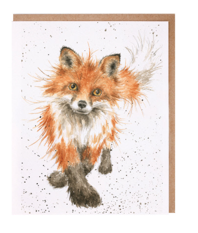 Wrendale Greeting Card, The Fox Trot