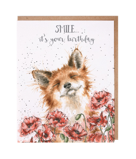 Wrendale Greeting Card, Smile (Birthday)
