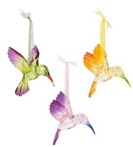 Acrylic Hummingbird, Assorted Colours
