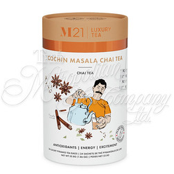 M21 Luxury Tea 24 Bags, Cochin Masala Chai Black Tea