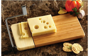Prodyne Bamboo Cheese Slicer w/6" Wire 12.75x8.13"