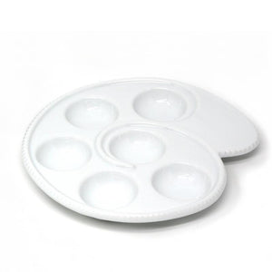 BIA Escargot / Mushroom Dish, White 7"