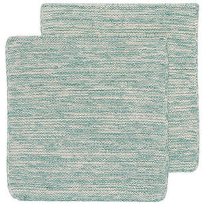 Danica Heirloom Knit Dishcloth Set, 2pc Lagoon