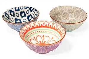Porcelain Bowl, 6", Assorted Patterns