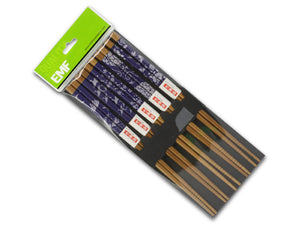 Chopsticks Set of 5, Blue Cranes 22.5cm