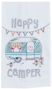 Kay Dee Designs Tea Towel, Happy Camper