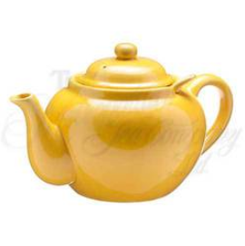 Metropolitan Glazed Ceramic Teapot, 3 Cup - Yellow