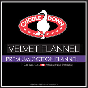 Velvet Flannel Fitted - Red - Jumbo King (20" pocket)