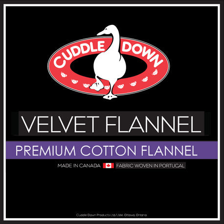 Velvet Flannel Fitted - Red - Jumbo King (20