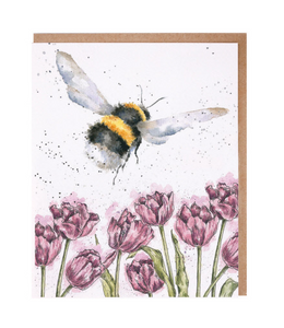 Wrendale Greeting Card, Flight Of The Bumblebee