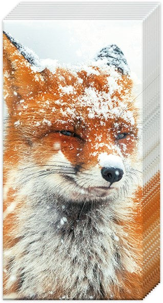Pocket Tissue - Winter Fox