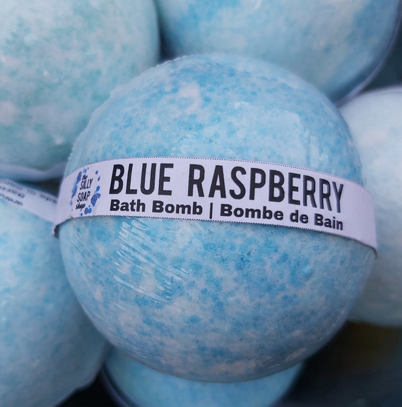 Blue Raspberry Bath Bomb, 90g