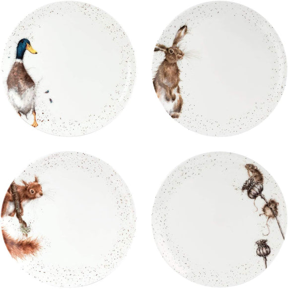 Wrendale Dinner Plates, Set of 4, 10.5