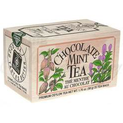 Wood Box, Chocolate Mint Black Tea, 25 Teabags