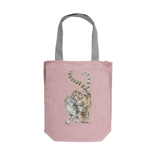 Wrendale Canvas Tote Bag, Feline Good 16x17"