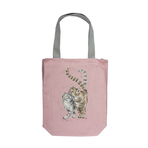 Wrendale Canvas Tote Bag, Feline Good 16x17