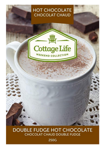 Cottage Life Hot Chocolate, Double Fudge 250g
