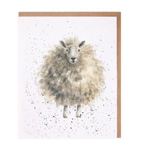 Wrendale Greeting Card, The Wooly Jumper