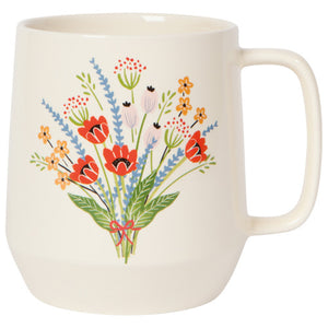 Danica Jubilee Wide Base Mug, 18oz - Bouquet