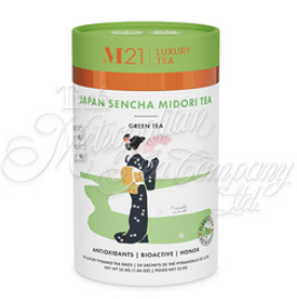 M21 Luxury Tea 24 Bags, Japan Sencha Midori Green Tea