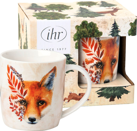 IHR Porcelain Mug, Fall Fox (Cream)