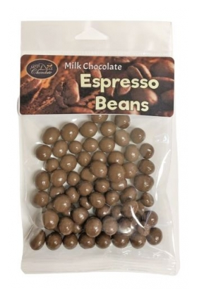 Andea Milk Chocolate Covered Espresso Beans, 100g Bag