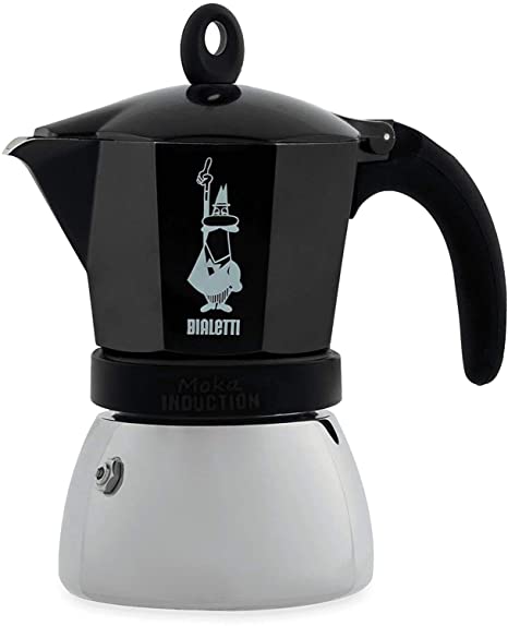 Bialetti Moka Induction Espresso Maker, 6 Cup