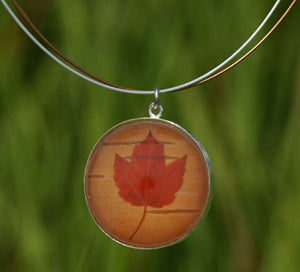Birch Dreams Maple Leaf Necklace