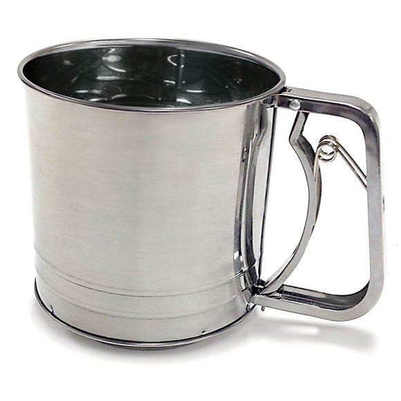 NorPro Stainless Steel Flour Sifter, 5 Cup