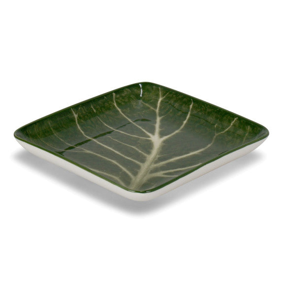 Savoy Green Square Plate 12cm