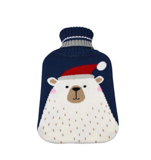 Hot Water Bottle, Bear Tuque, 2 L