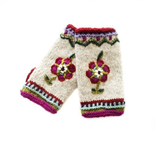 Knitted - Nordic Mittens (Fingerless)