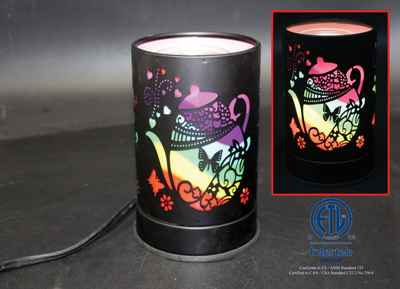 Touch Sensor Lamp – Rainbow Teapot w/Scented Oil Holder 7