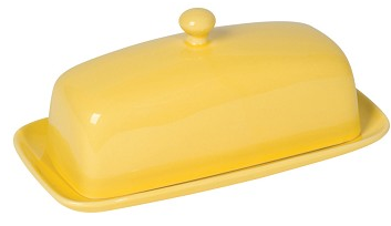 Rectangular Butter Dish, Lemon